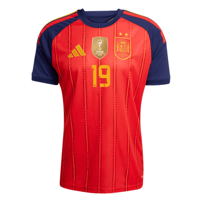 Spain World Cup 2026 Home Soccer Jersey - LAMINE YAMAL #19 - Champion Edition (Player Edition)