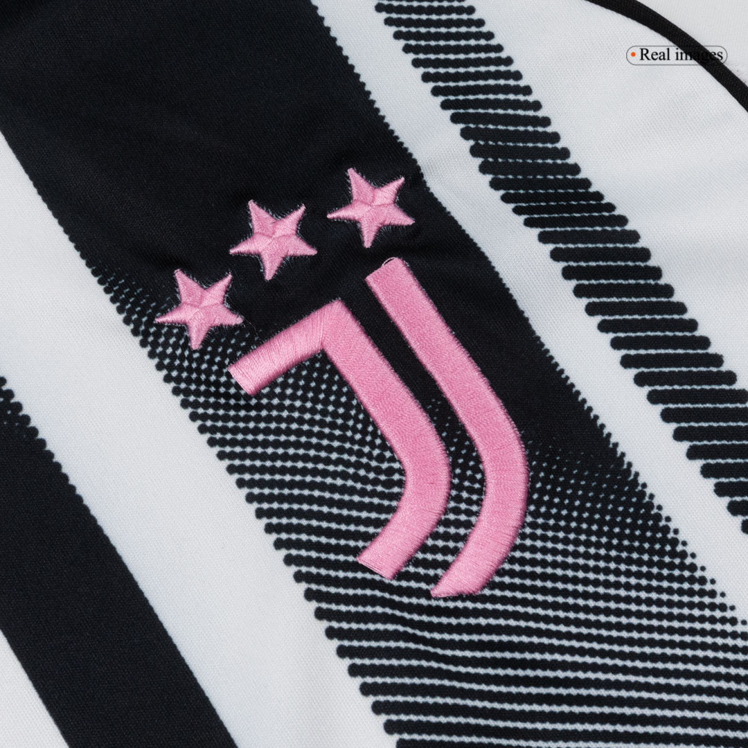 Men's Juventus 2025/26 Home Long Sleeve Soccer Jersey