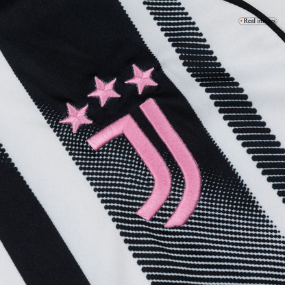 Men's Juventus 2025/26 Home Long Sleeve Soccer Jersey