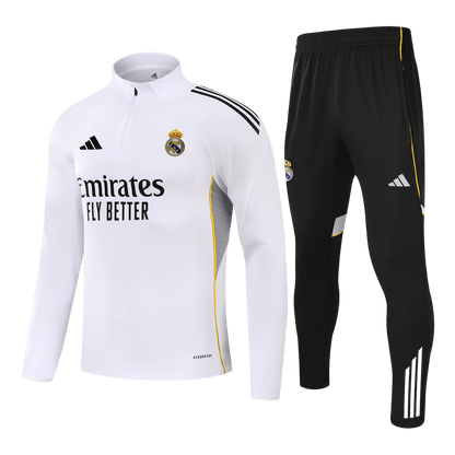 Kids Real Madrid 2025/26 Tracksuit White