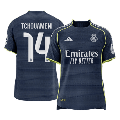 Real Madrid 2025/26 Away Soccer Jersey - TCHOUAMENI #14 (Player Edition)