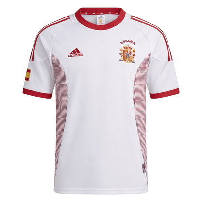Spain World Cup 2002 Retro Away Soccer Jersey