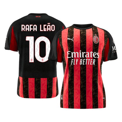 AC Milan 2025/26 Home Soccer Jersey - RAFA LEÃO #10