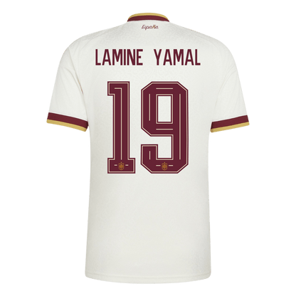 Spain World Cup 2026 Away Soccer Jersey - LAMINE YAMAL #19