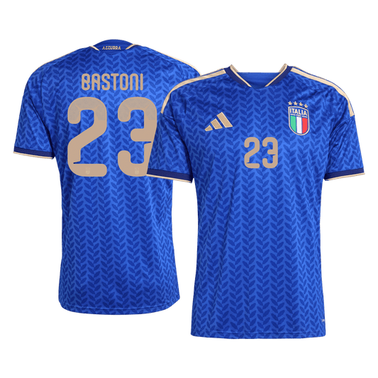Italy World Cup 2026 Home Soccer Jersey - BASTONI #23