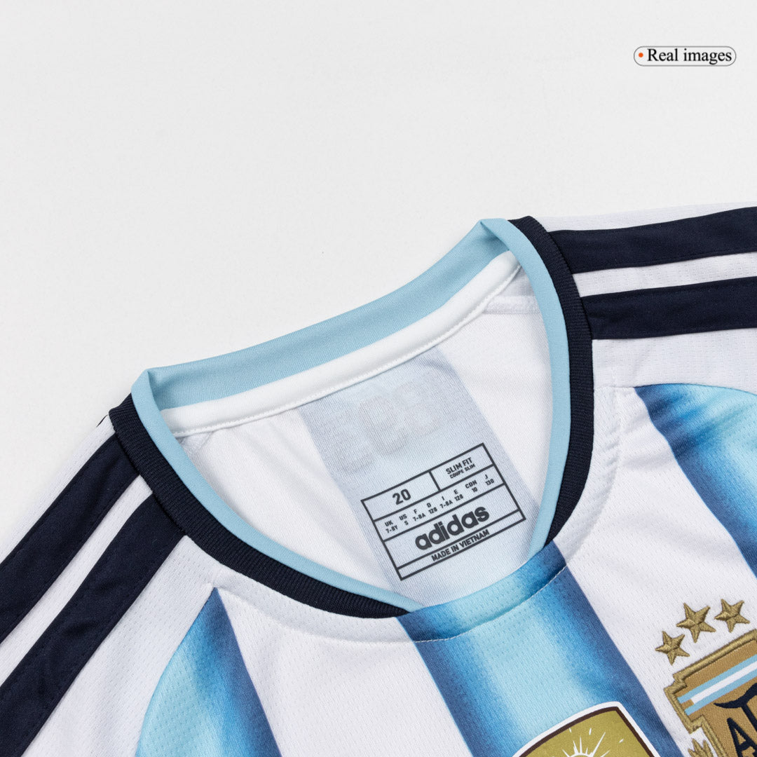 Kid's Argentina World Cup 2026 Home Soccer Jersey Full Kit [PREMIUM]