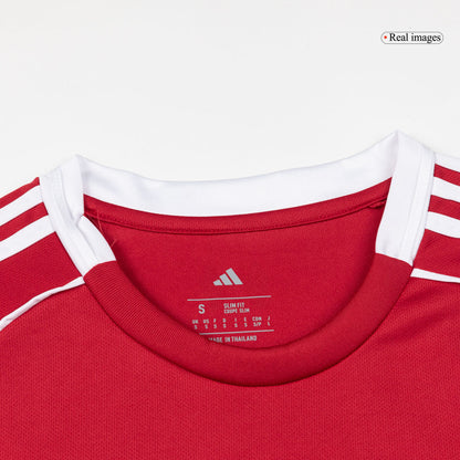Men's Liverpool 2025/26 Home Long Sleeve Soccer Jersey