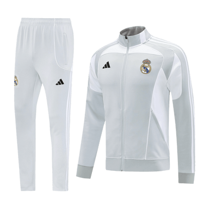 Real Madrid 2025/26 Home Tracksuit Gray