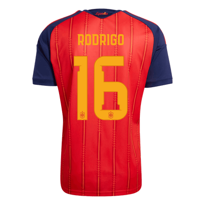 RODRIGO #16 Men's Spain World Cup 2026 Home Soccer Jersey [PREMIUM]