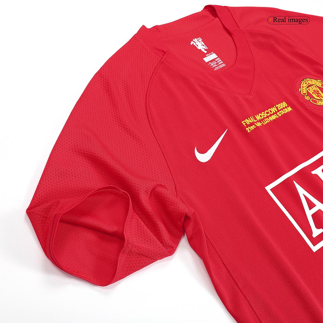 Manchester United 2007/08 Retro Home Soccer Jersey - ROONEY #10 – UCL Final