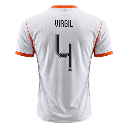 Netherlands World Cup 2026 Away Soccer Jersey - VIRGIL #4 (Player Edition)