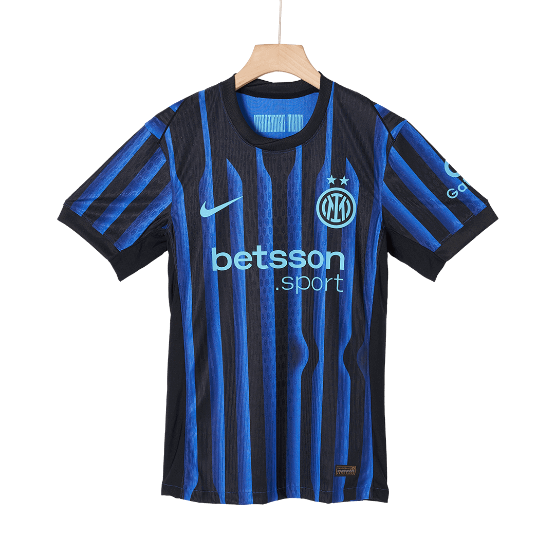 Inter Milan 2025/26 Home Soccer Jersey - THURAM #9 (Player Edition)