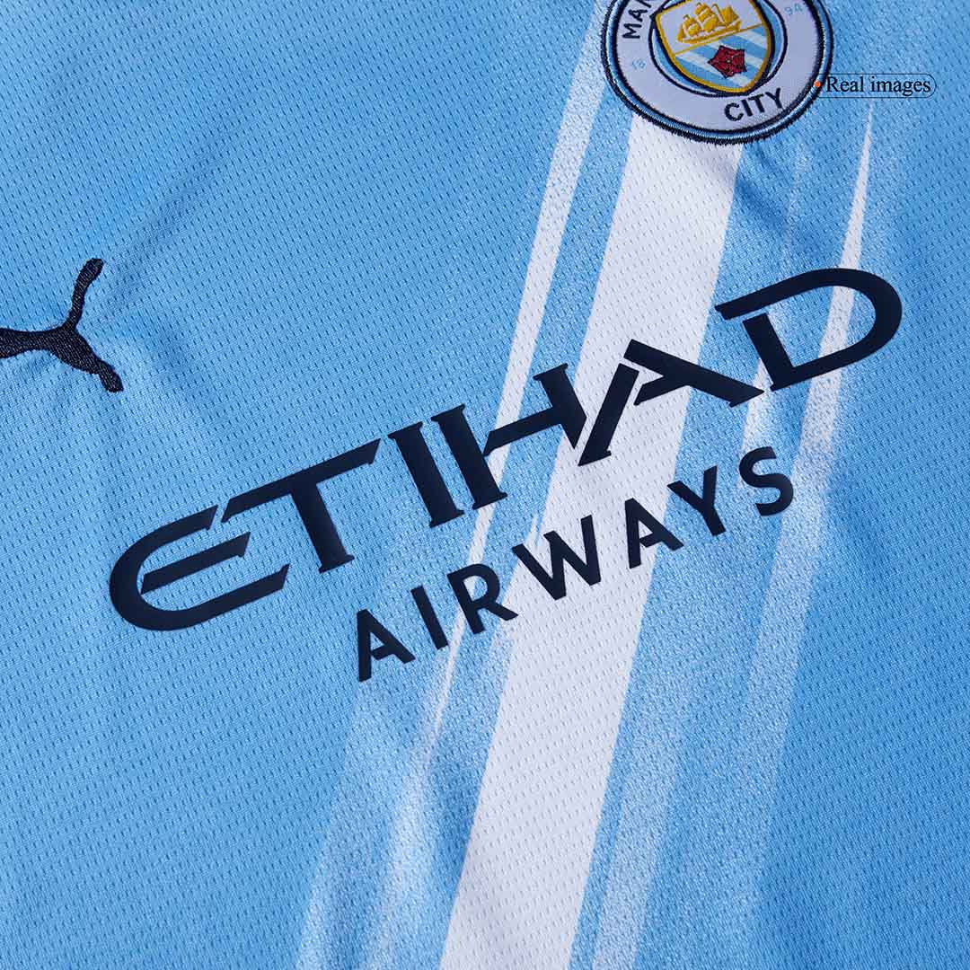 Kids Manchester City 2025/26 Home Soccer Kit