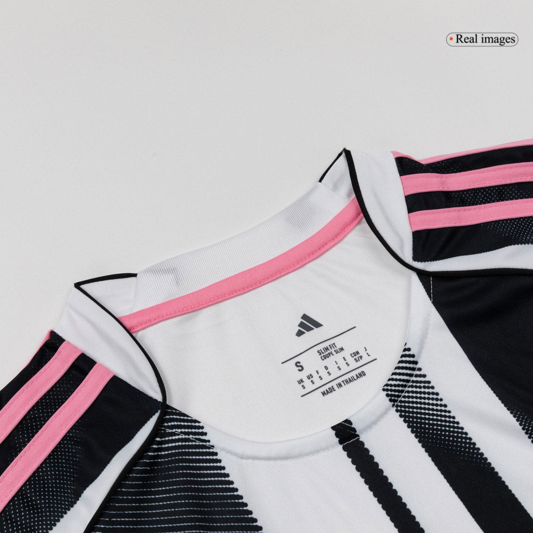 Men's Juventus 2025/26 Home Long Sleeve Soccer Jersey