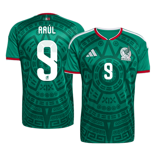Raúl #9 Men's Mexico World Cup 2026 Home Soccer Jersey [PREMIUM]