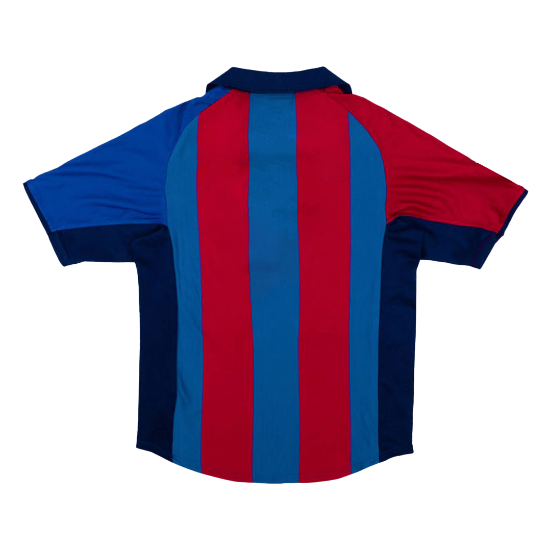 Barcelona 2001/02 Retro Home Soccer Jersey