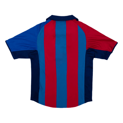 Barcelona 2001/02 Retro Home Soccer Jersey