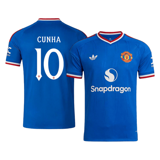 Manchester United 2026/27 Away Soccer Jersey - CUNHA #10 – UCL