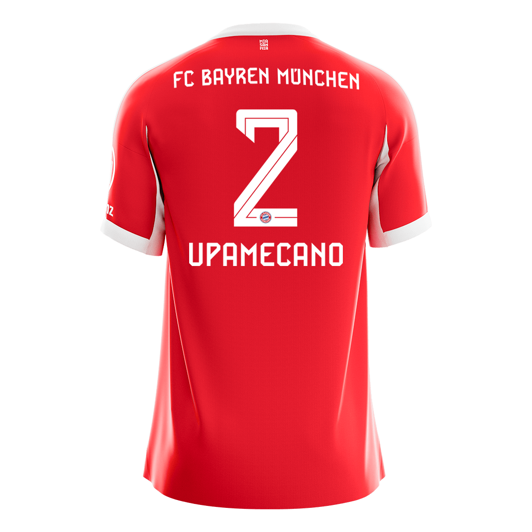 UPAMECANO #2 Men's Bayern Munich 2025/26 Home Soccer Jersey [PREMIUM]