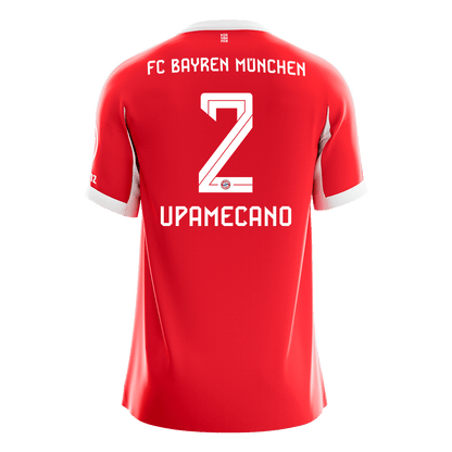 UPAMECANO #2 Men's Bayern Munich 2025/26 Home Soccer Jersey [PREMIUM]