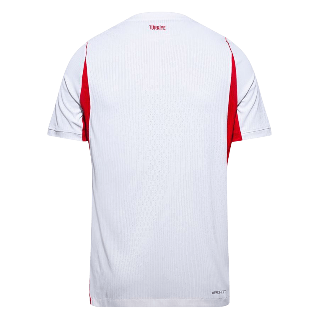 Men's Turkey World Cup 2026 Player Version Away Soccer Jersey - Slim Fit