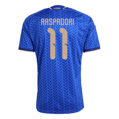 Italy World Cup 2026 Home Soccer Jersey - RASPADORI #11