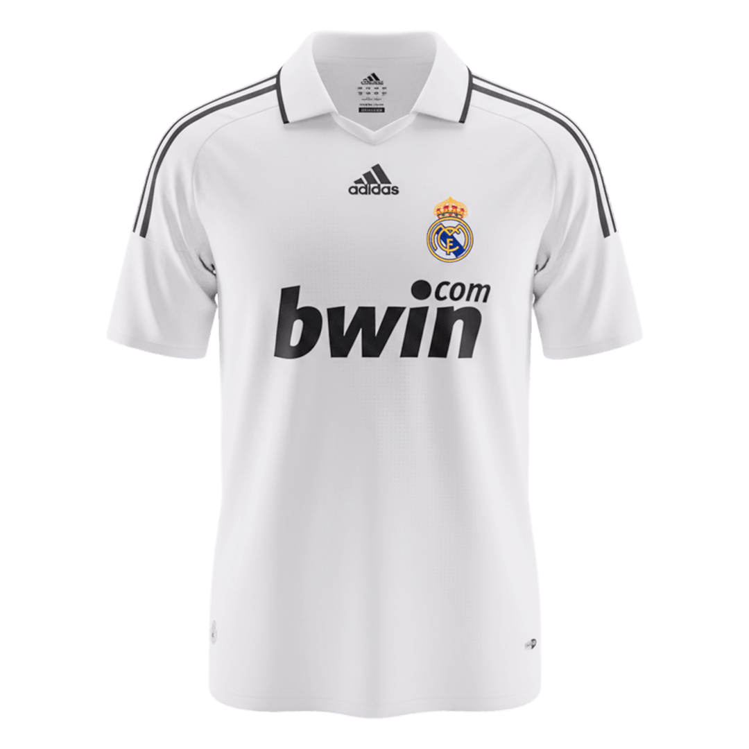 Real Madrid 2008/09 Retro Home Soccer Jersey
