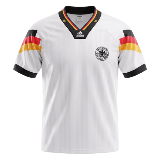Retro Men's Germany 1992 Home Soccer Jersey