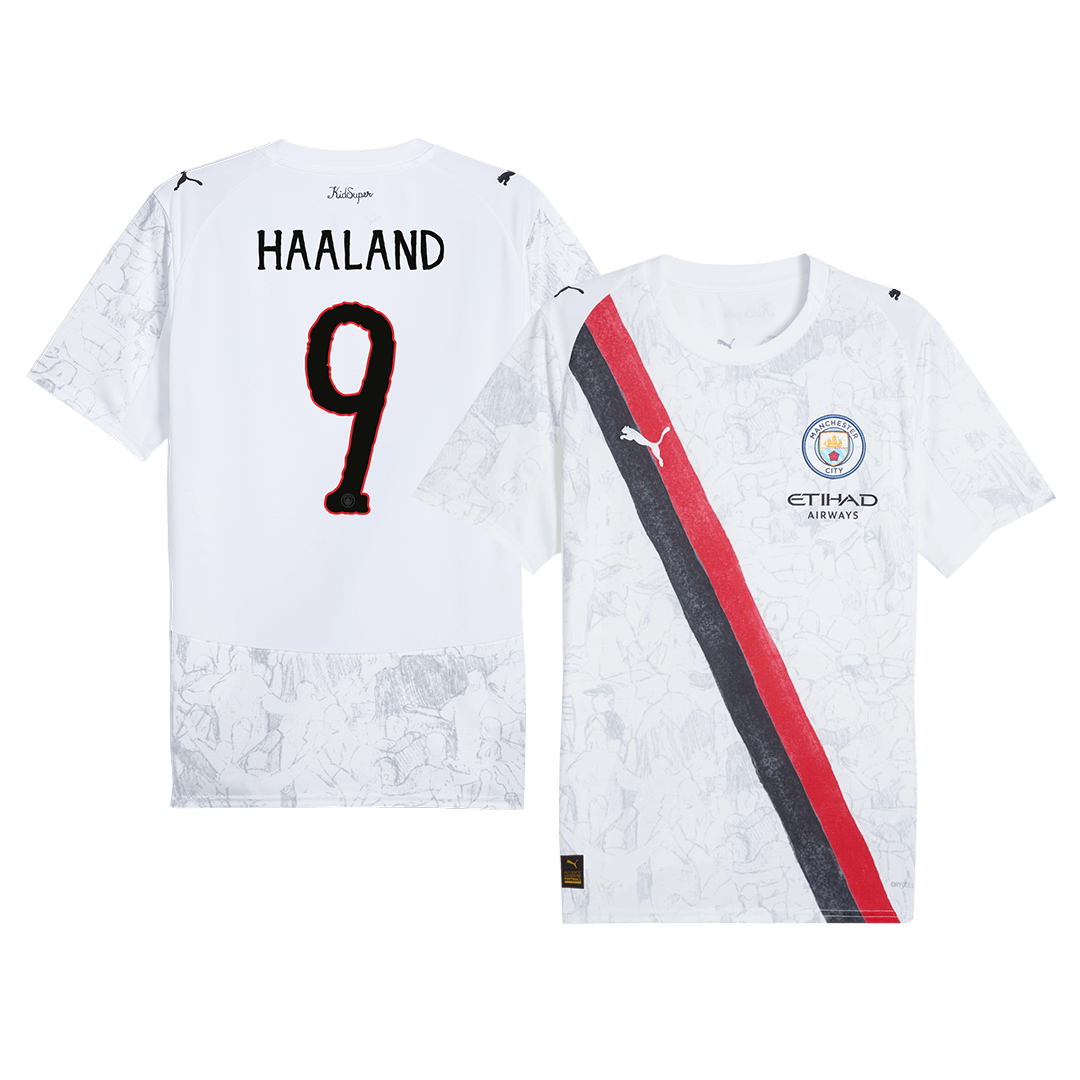 HAALAND #9 Men's Manchester City World Cup 2025/26 KidSuper Soccer Jersey