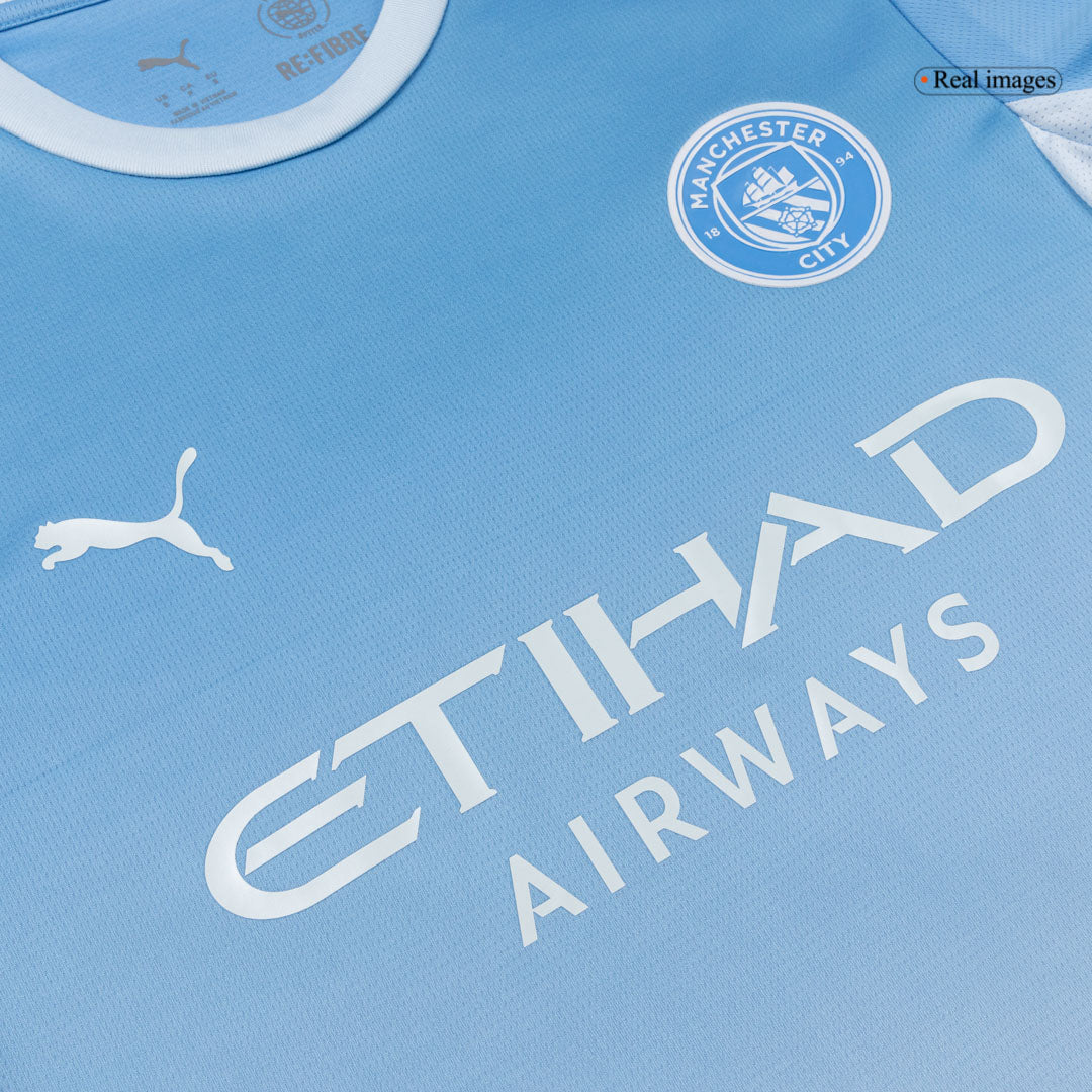 Manchester City 2026/27 Home Soccer Jersey - DOKU #11