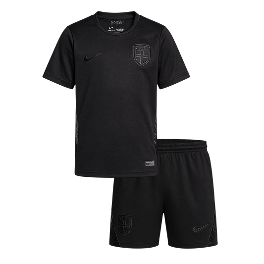 Kid's Norway World Cup 2026 Away Soccer Jersey Kit