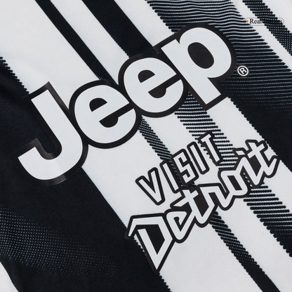 Men's Juventus 2025/26 Home Long Sleeve Soccer Jersey