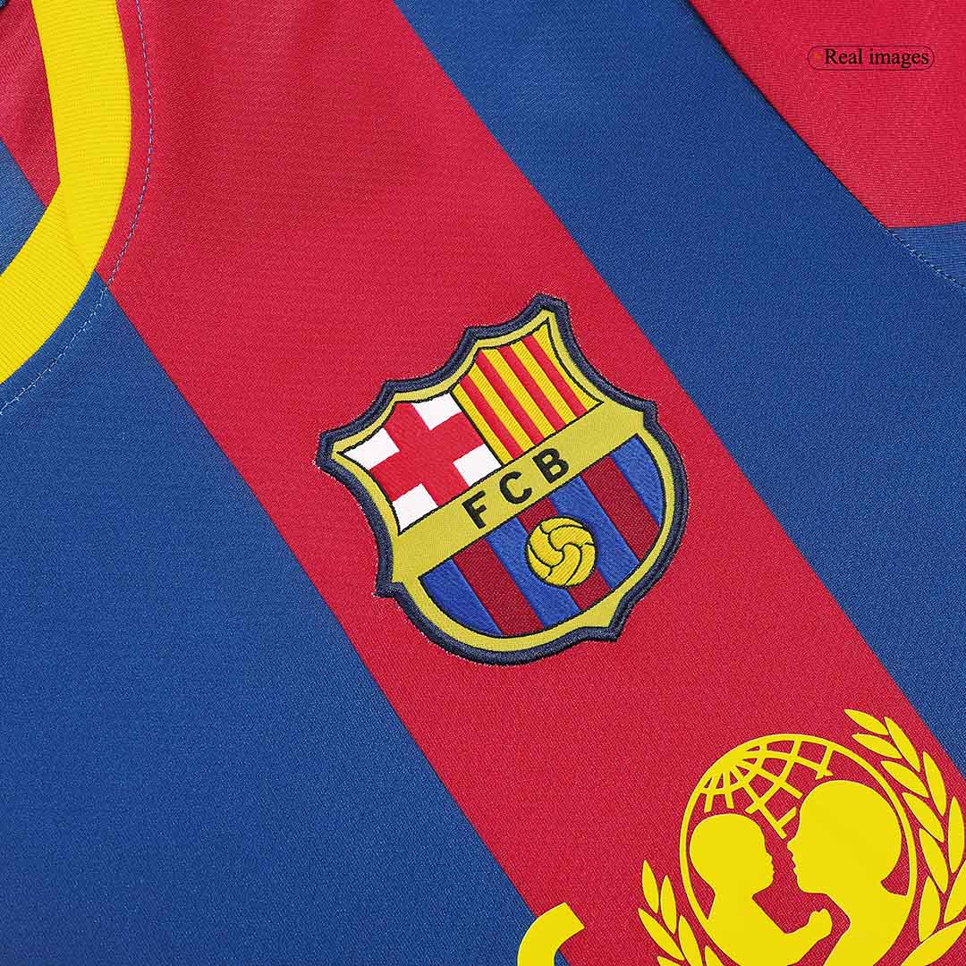 Retro MESSI #10 Men's Barcelona 2010/11 Home Soccer Jersey