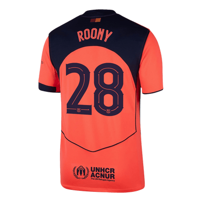 ROONY #28 Men's Barcelona 2025/26 Third Away Soccer Jersey