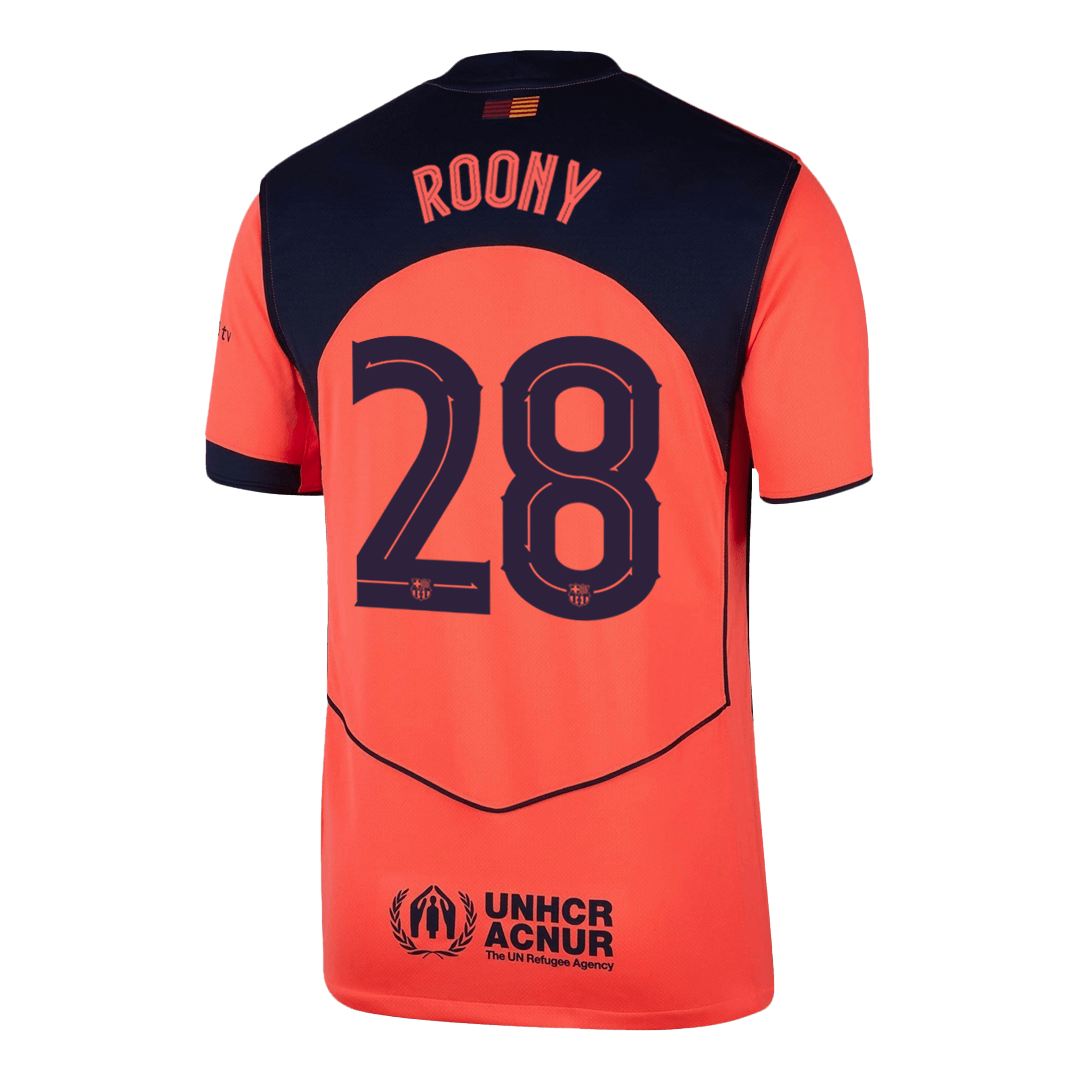 Barcelona 2025/26 Third Away Soccer Jersey - ROONY #28