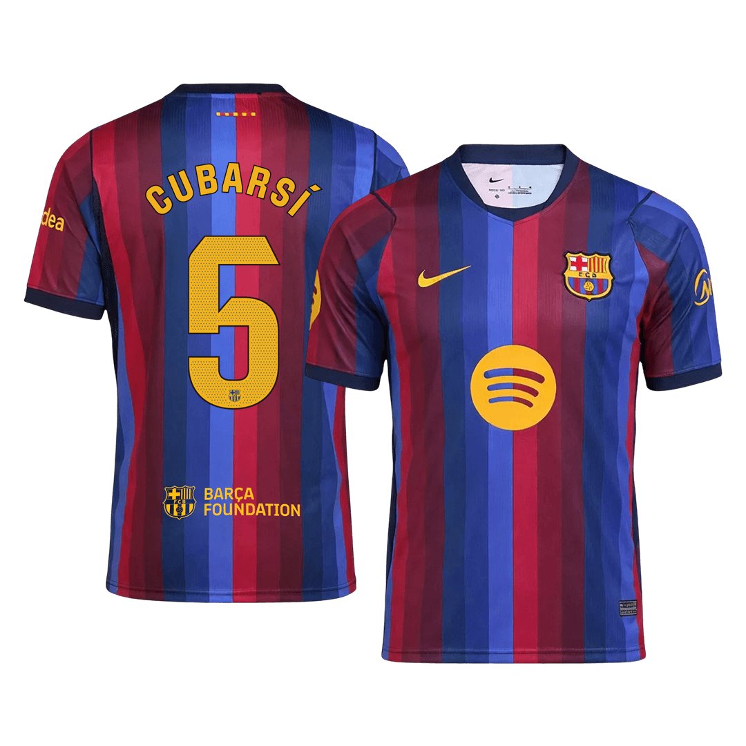 Barcelona 2026/27 Home Soccer Jersey - CUBARSÍ #5