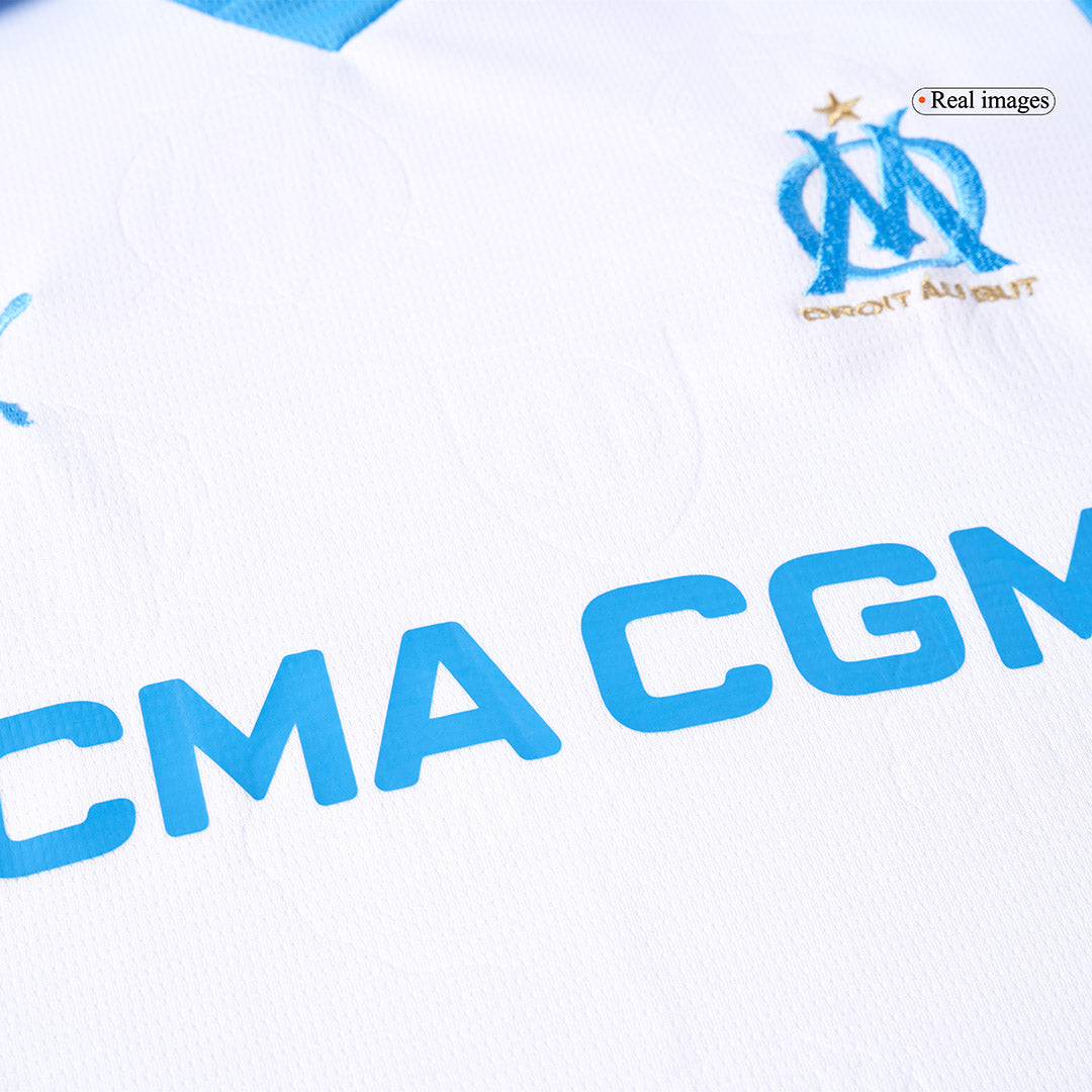 Kids Marseille 2025/26 Home Soccer Kit