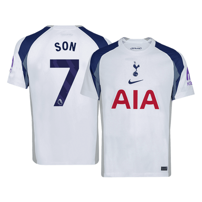 SON #7 Men's Tottenham Hotspur 2025/26 Home Soccer Jersey