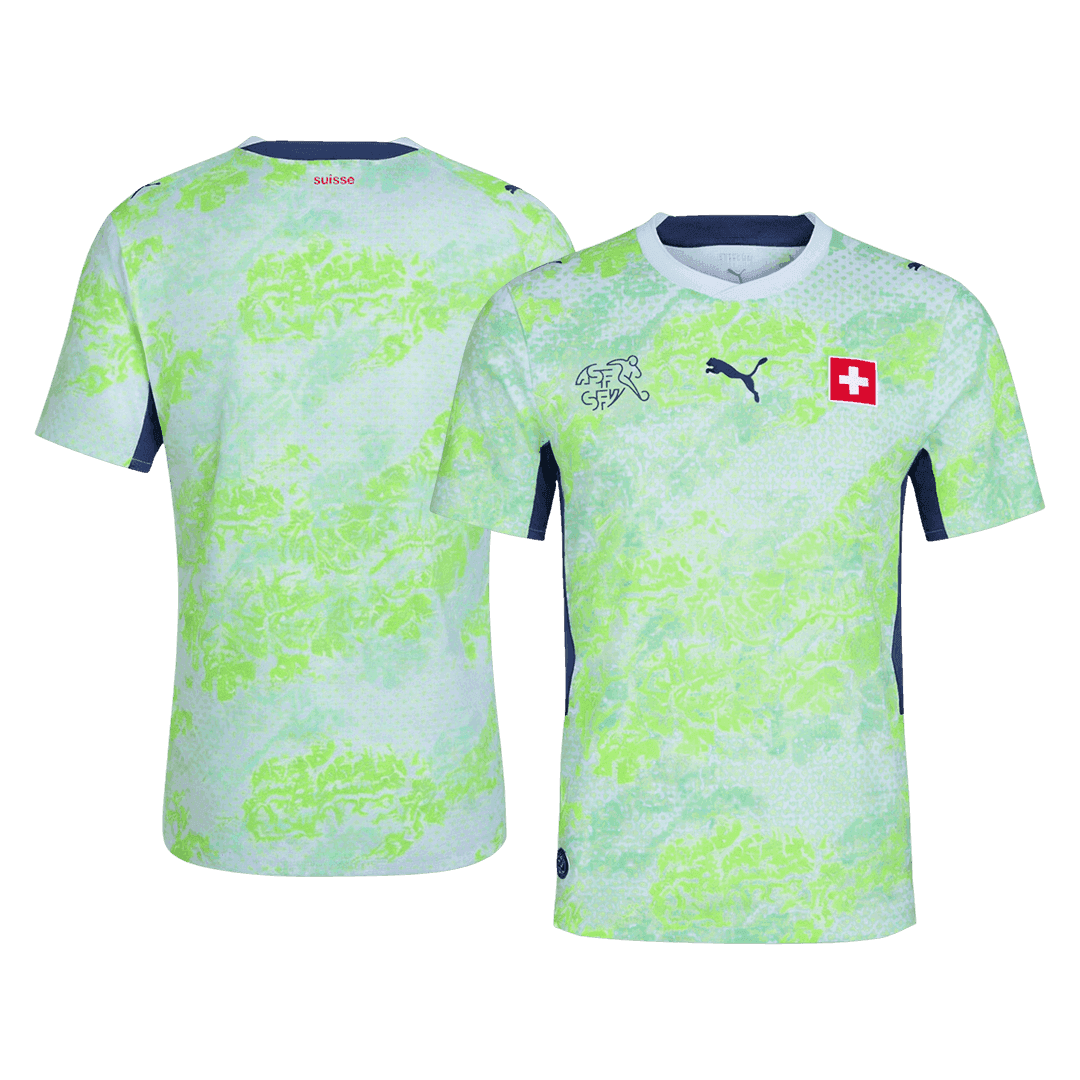 Switzerland World Cup 2026 Away Soccer Jersey (Player Edition)