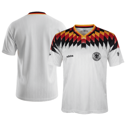 Retro Men's Germany 1994 Home Soccer Jersey