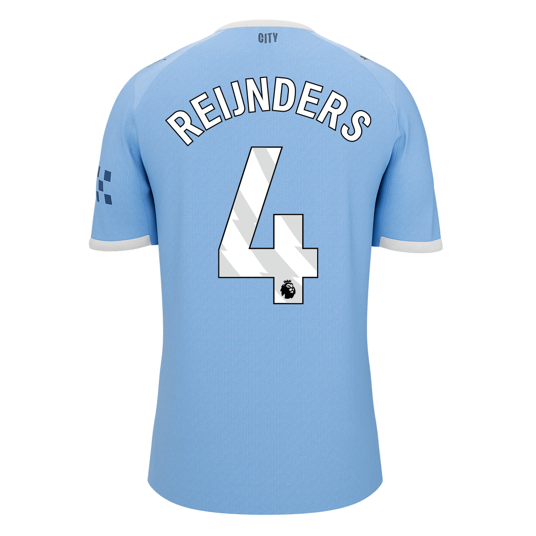 Manchester City 2025/26 Home Soccer Jersey - REIJNDERS #4