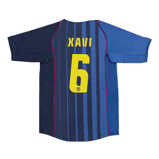Barcelona 2004/05 Retro Away Soccer Jersey - XAVI #6
