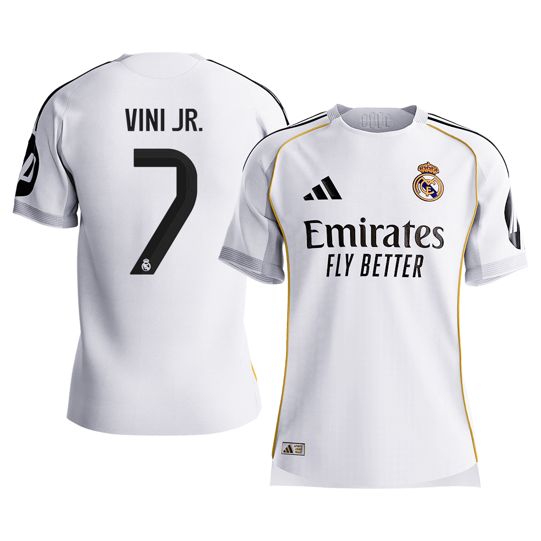 Real Madrid 2025/26 Home Soccer Jersey - VINI JR. #7 (Player Edition)