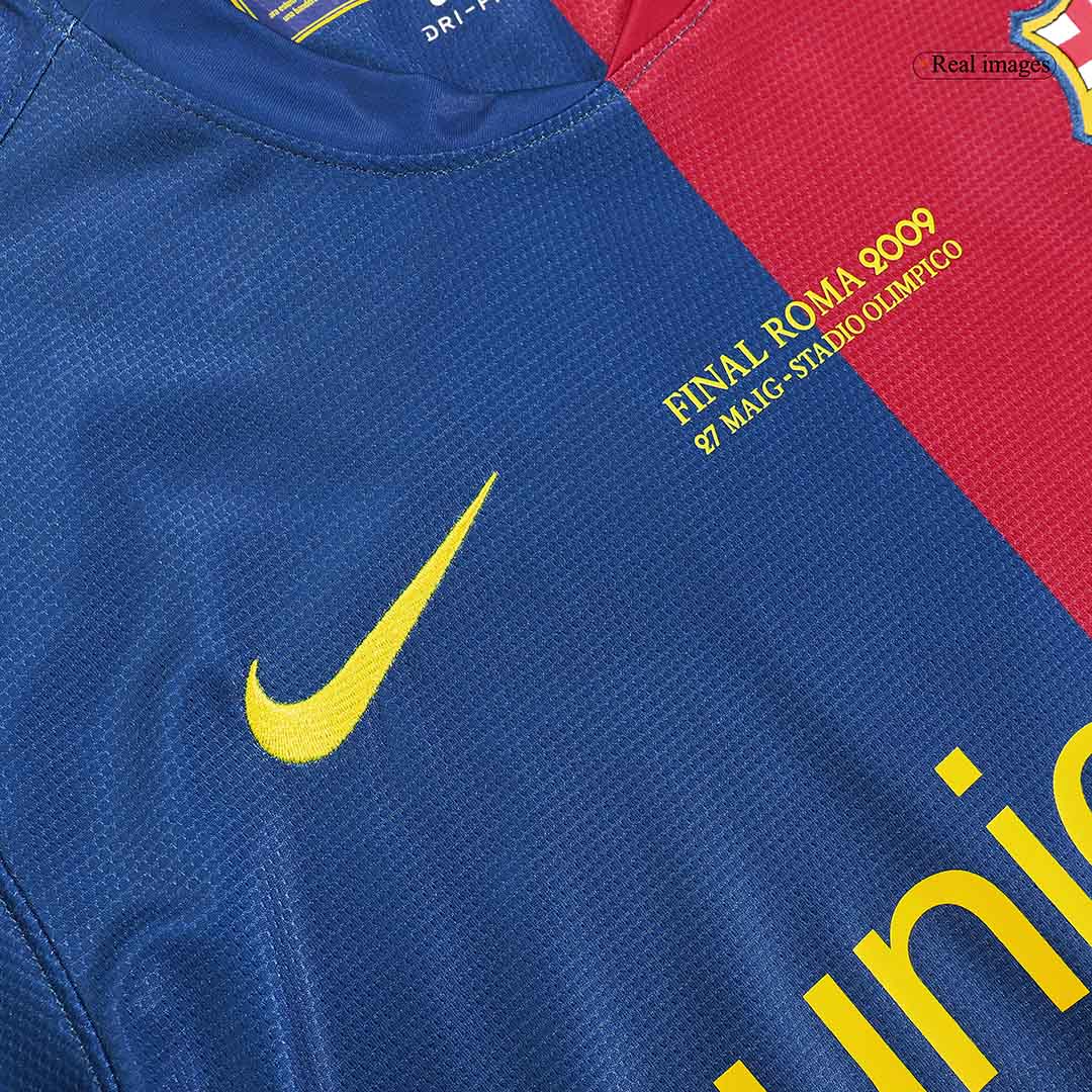 Barcelona 2008/09 Retro Home Soccer Jersey - XAVI #6 – UCL Final