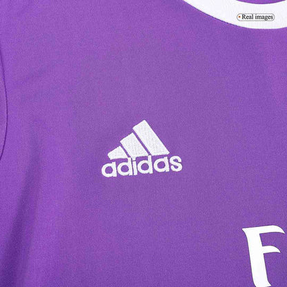 Retro KROOS #8 Men's Real Madrid 2016/17 Away Long Sleeve Soccer Jersey