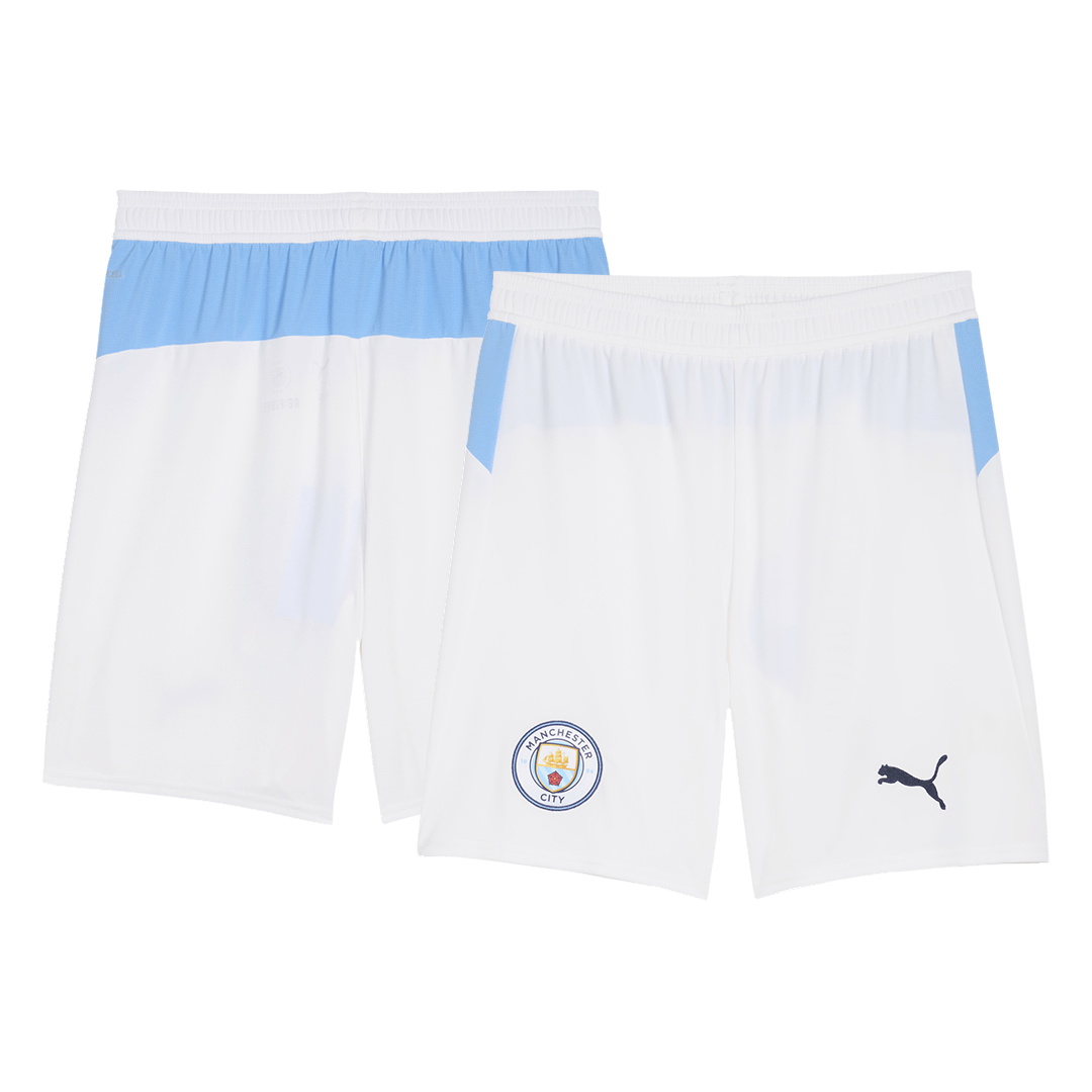 Men's Manchester City 2025/26 Home Soccer Shorts