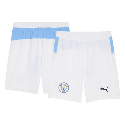 Men's Manchester City 2025/26 Home Soccer Shorts