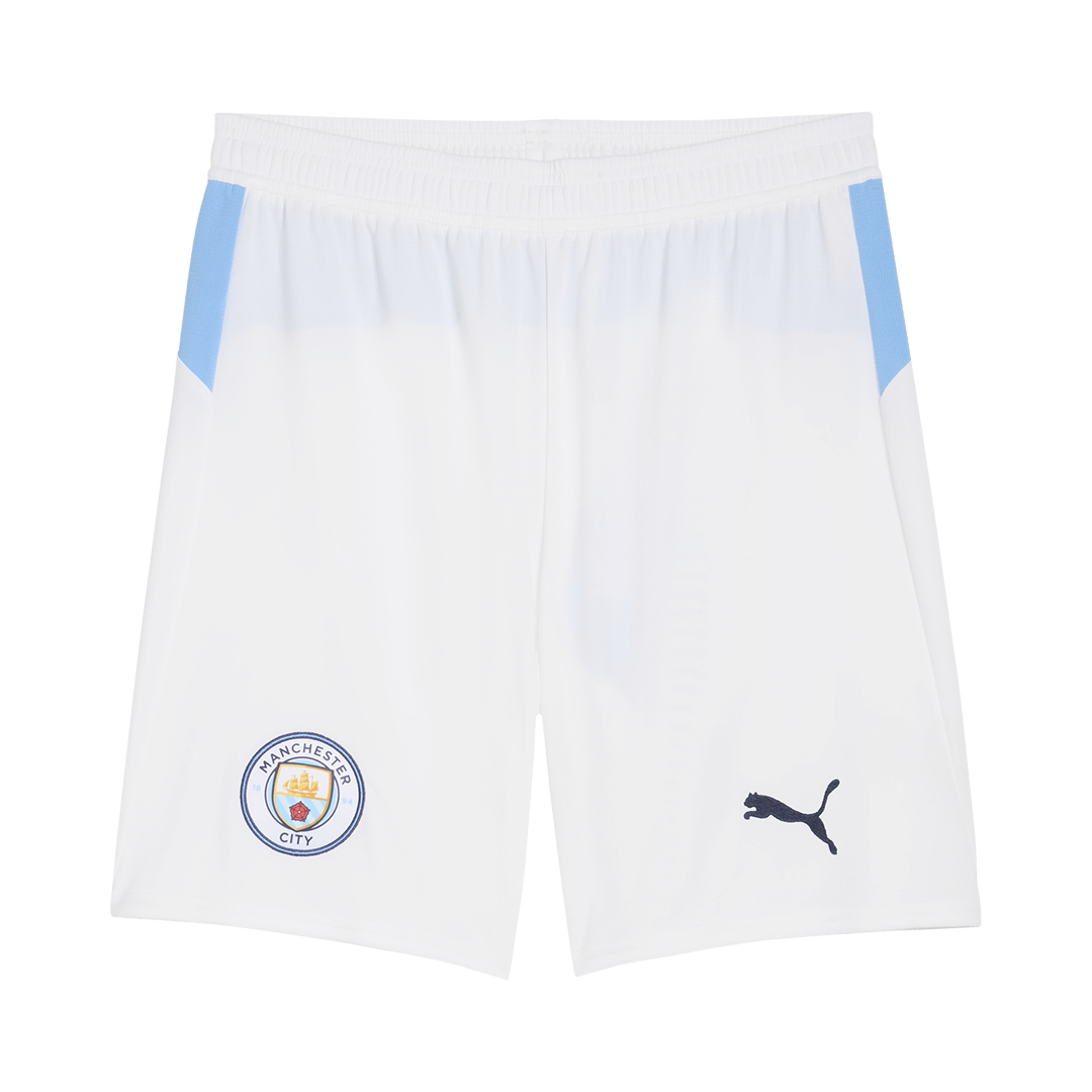 Men's Manchester City 2025/26 Home Soccer Shorts