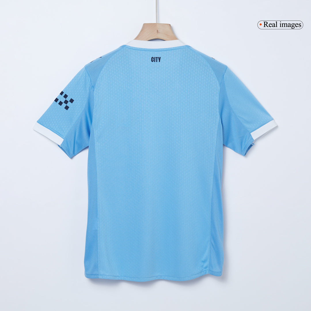 Manchester City 2025/26 Home Soccer Jersey - REIJNDERS #4 (Player Edition)