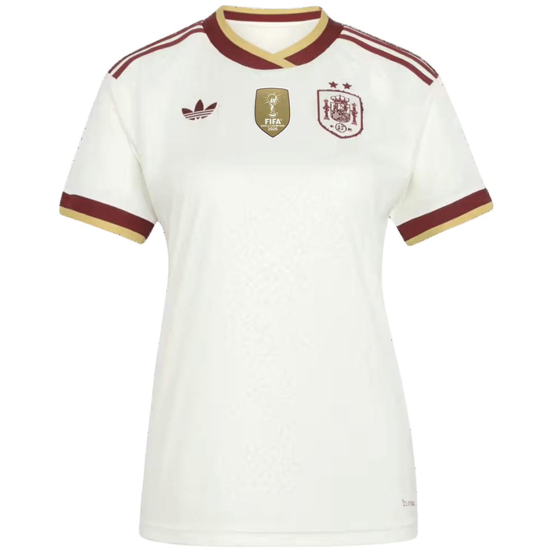 Women's Spain World Cup 2026 Away Soccer Jersey